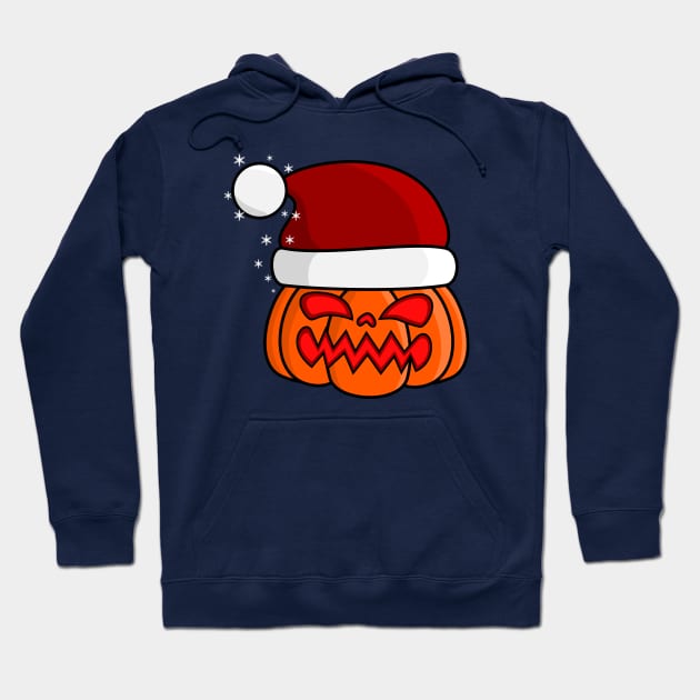 Pumpkin's Christmas Hat Hoodie by korn2002